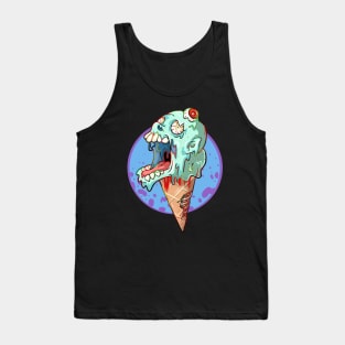 Zombie Ice cream Skull Tank Top